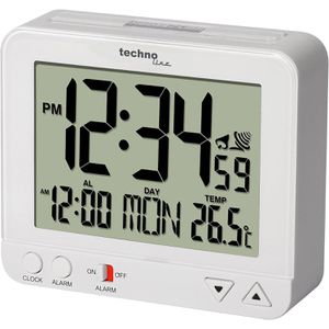 Produktbild für Wecker Technoline WT 195 weiß, digital