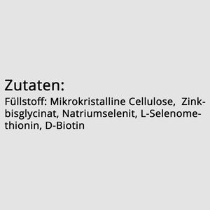 Produktbild für Vitamin-B natural-elements Biotin, Selen &amp; Zink, 365 Tabletten