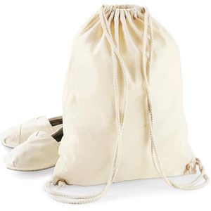 Produktbild für Turnbeutel Westford-Mill W110 Cotton Gymsac, natur