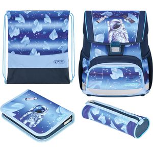 Schulranzen Herlitz Loop Plus Cosmic Explorer, 4-teilig