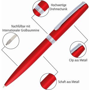 Produktbild für Schreibset Online Eleganza Satin Red, 34644, 2-teilig