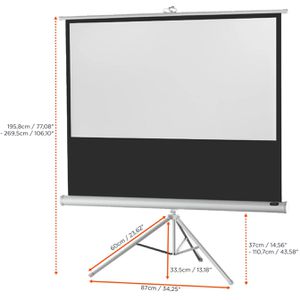 Produktbild für Beamer-Leinwand Celexon Economy White Edition