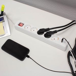 Produktbild für Steckdosenleiste as-Schwabe 11376, mit 1,4 m Kabel