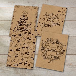 Produktbild für Weihnachtskarte Sigel DS700 Natural Christmas