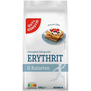 Zucker Gut&Günstig Erythrit, weißer Zucker