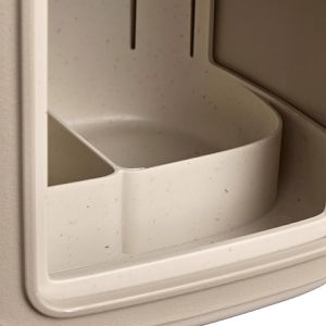 Produktbild für Vogelhaus elho Cosy, pilzbeige, aus 100% recyceltem Kunststoff