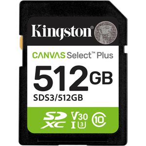 SD-Karte Kingston Canvas Select Plus Gen 3 SDS3/512GB, 512GB