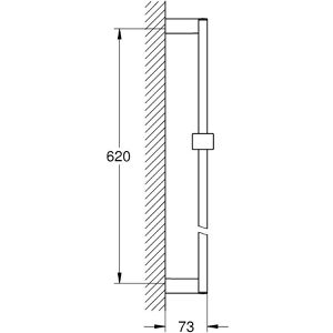 Produktbild für Duschstange GROHE Euphoria Cube 27892000, verchromt