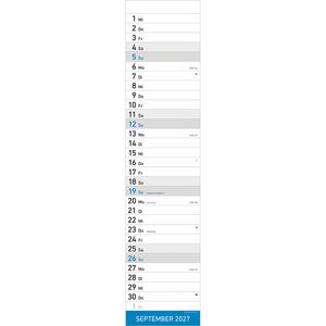 Produktbild für Streifenkalender Alpha 111700, Streifenplaner, blau