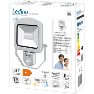 Produktbild für LED-Außenstrahler Ledino Charlottenburg, IP65 wasserdicht
