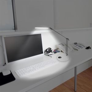 Produktbild für Schreibtischlampe Hansa Spark, weiß, LED, dimmbar