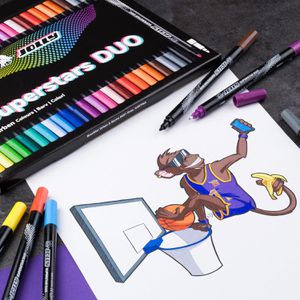 Produktbild für Filzstifte Jolly Superstars Duo Next Generation