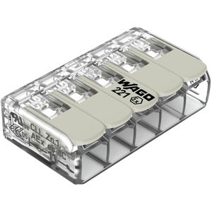 Verbindungsklemme Wago Compact, 221-485, 5 Leiter