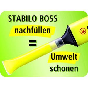 Produktbild für Nachfülltusche Stabilo Boss Original Refill, grün