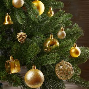 Produktbild für Weihnachtskugeln BRUBAKER 8000.13, gold