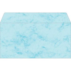 Produktbild für Briefumschläge Sigel DU170, Marmor, blau, DIN lang