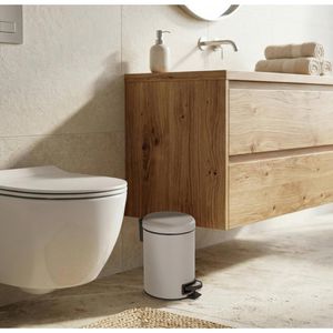 Produktbild für Mülleimer Wenko Leman, taupe