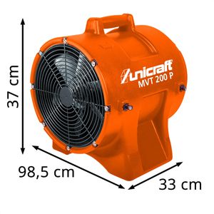 Produktbild für Industrieventilator Unicraft MV 200 P, 225 Watt