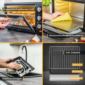 Produktbild für Minibackofen TZS-First-Austria FA-5042-2