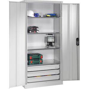 Produktbild für Werkzeugschrank CP-Möbel 8921-503, aus Metall, lichtgrau
