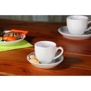 Produktbild für Espressotassen Van-Well Gusto weiß