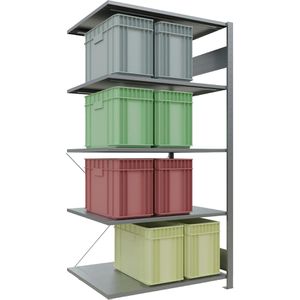 Anbauregal Schulte 12585, 5 Metallböden