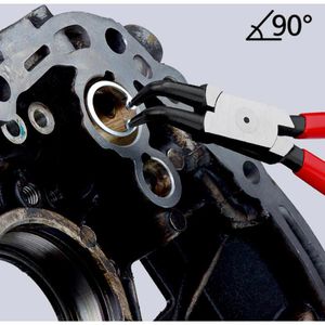 Produktbild für Sicherungsringzange Knipex 44 21 J41