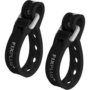 Spanngurt Fixplus Nano Slim, schwarz, mit Schnellverschluss