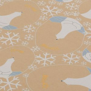 Produktbild für Geschenkpapier Sigel GP120, Polar bear with shooting star