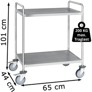 Produktbild für Servierwagen Kongamek KM60350MRM, silber, aus Edelstahl