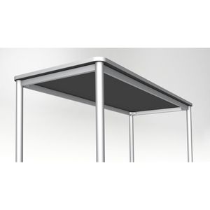 Produktbild für Schreibtisch Kerkmann Prime 11040413, anthrazit / silber