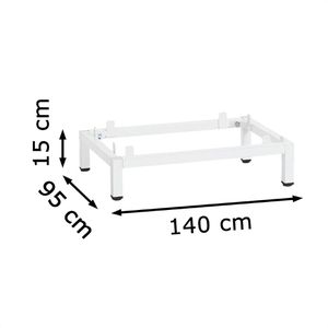 Produktbild für Fußgestell Lüllmann 565407, für Planschrank DIN A0