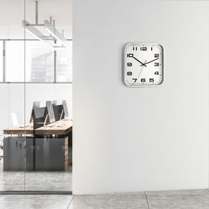 Produktbild für Wanduhr TFA 60.3013, Metall, analog, Quarzuhr