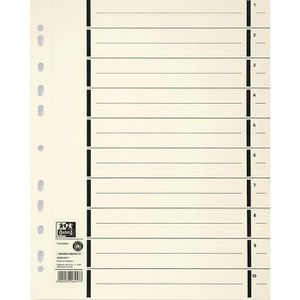 Trennblätter Oxford 400004671, mit Perforation, A4