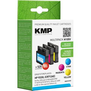 Produktbild für Tinte KMP H105V für HP 933XL Multipack