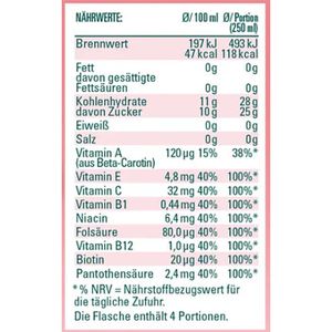 Produktbild für Saft hohes-C Milder Multivitamin mit Acreola ohne Zuckerzusatz