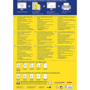 Produktbild für Versandetiketten Zweckform L7169-100, weiß