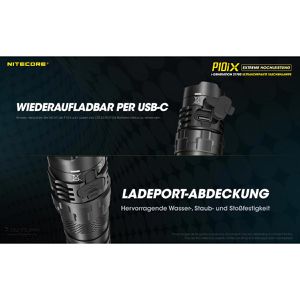 Produktbild für Taschenlampe Nitecore P10iX Precise LED, aufladbar