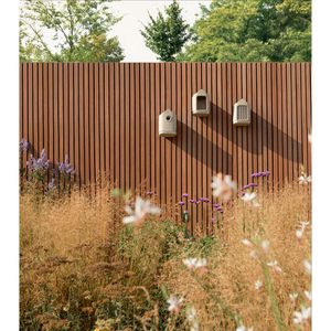 Produktbild für Vogelhaus elho Cosy, pilzbeige, aus 100% recyceltem Kunststoff