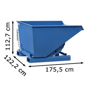 Produktbild für Kippbehälter Fetra Selbstkipper, 6120, für Stapler