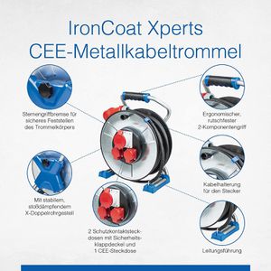 Produktbild für Kabeltrommel as-Schwabe 23999 Iron Coat Xperts 25m