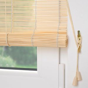 Produktbild für Rollo Liedeco Bambus, lichtdurchlässig, natur