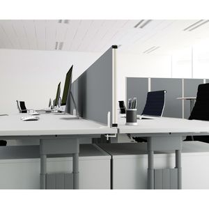 Produktbild für Tischtrennwand Geramöbel Eco, HW-80-SWS271806-RU, grau