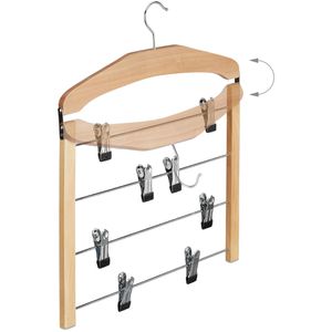 Produktbild für Hosenbügel Relaxdays 10021851304, aus Metall / Holz