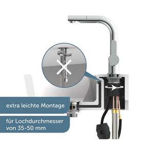 Produktbild für Waschtischarmatur Schütte London, verchromt