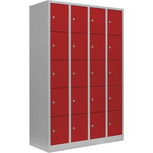 Schließfachschrank Lüllmann 520544, rot