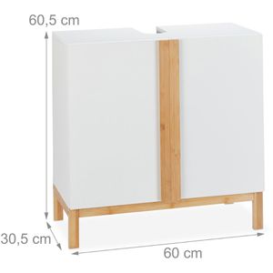 Produktbild für Waschbeckenunterschrank Relaxdays 10025015, stehend