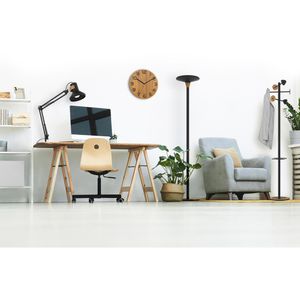 Produktbild für Garderobenständer Unilux Bora Bamboo, schwarz