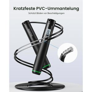Produktbild für Springseil RENPHO Smart, Stahlseil mit Kugellager, App-fähig