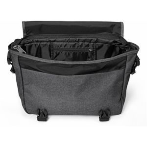 Produktbild für Umhängetasche Eastpak Jr Black Denim, aus Polyester dunkelgrau